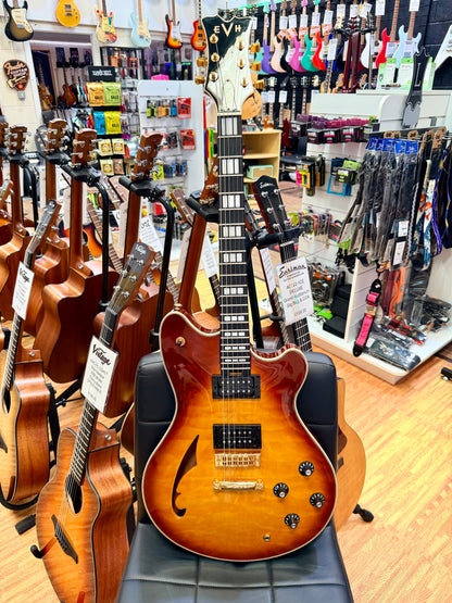 🔥2024🔥 EVH SA-126 Special QM Tobacco Sunburst + OHSC~ MINT~ Wolfgang Van Halen