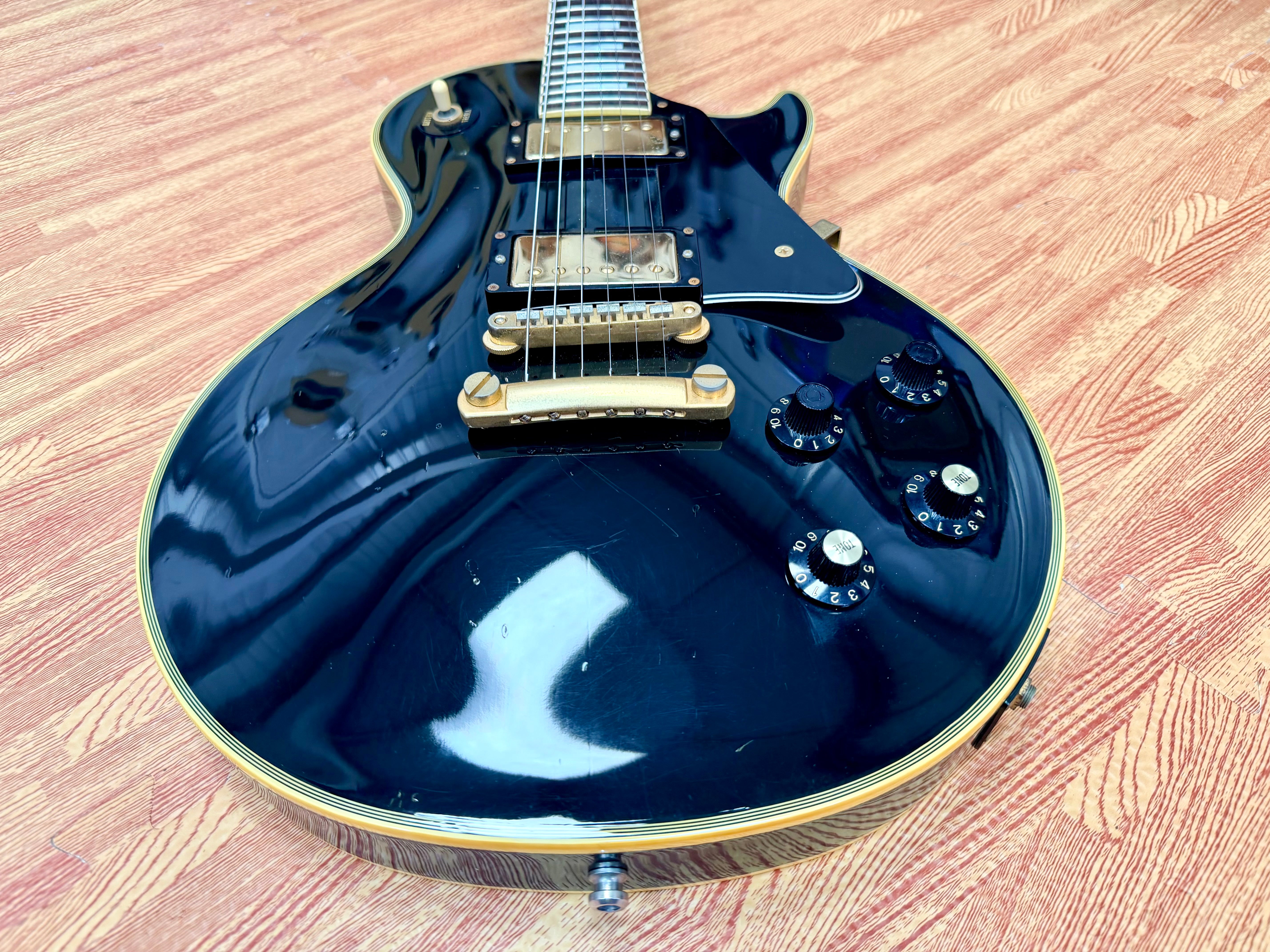 🇯🇵 1992 Greco EGC-480 Mint Collection Les Paul Custom~ MIJ Japan Ebony 🇯🇵