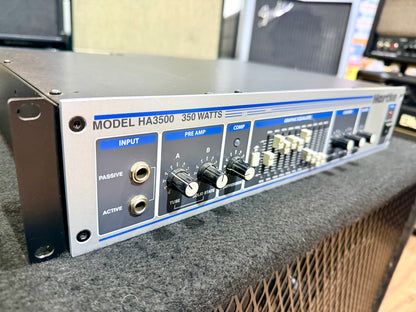 🔥AMP/CAB🔥 Hartke HA3500 Bass Amplifier Head~ 2x10 Cabinet W/Peavey 4 ohm 350W!
