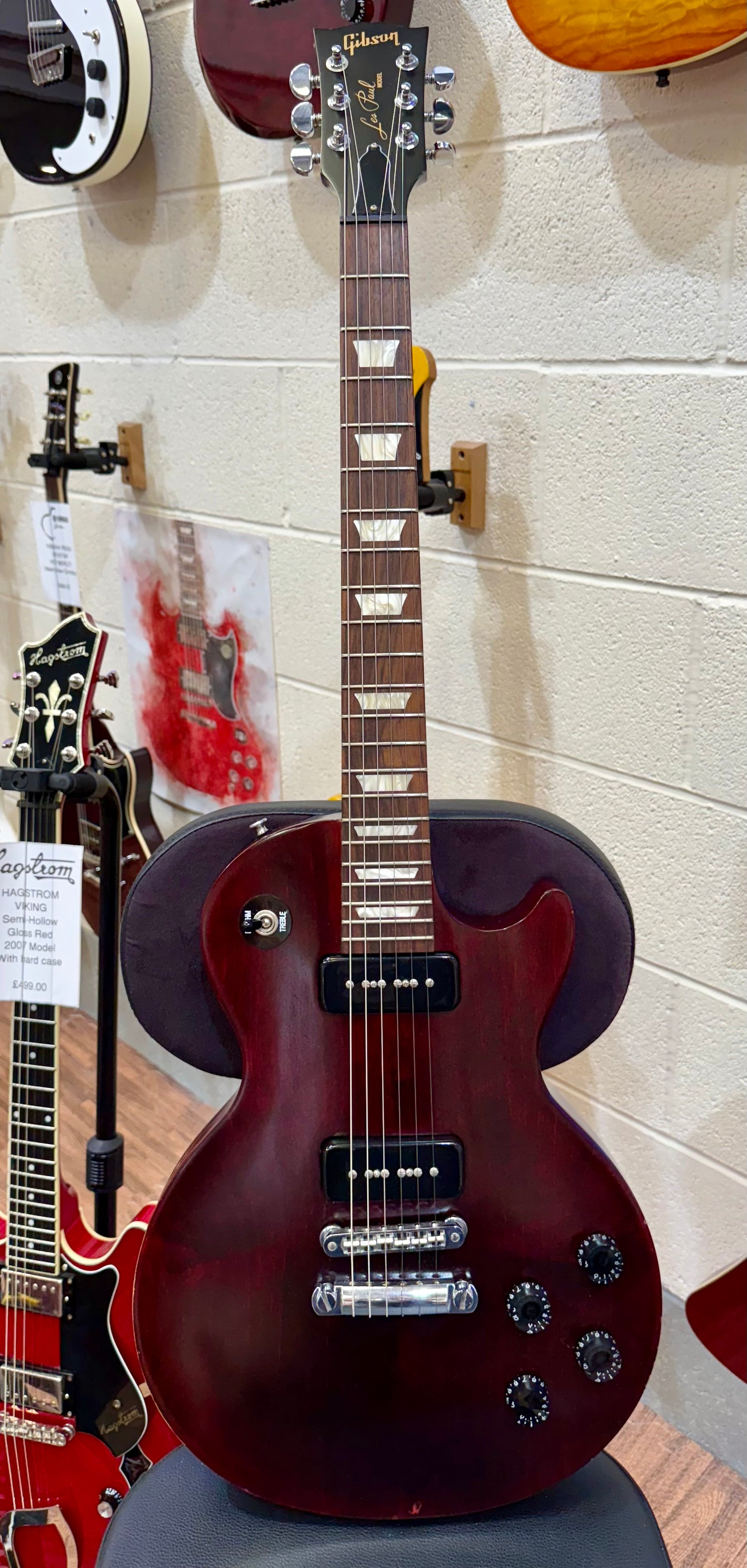 🔥2013 USA🔥 Gibson Les Paul ‘50s Tribute~ Wine Red~ Hiscox Hard Case~ P90 P’ups