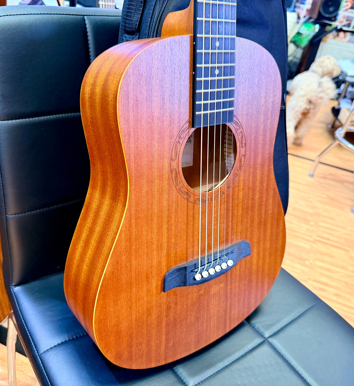 ✨NEW✨ Brunswick BT200 3/4 Travel Acoustic Guitar In Natural With Gig Bag!