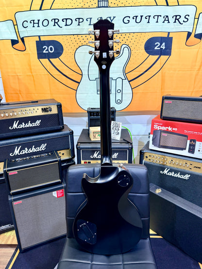 🔥2020🔥 Epiphone Les Paul Prophecy~ Aged Jet Black Metallic~ Fishman Pups~Ebony