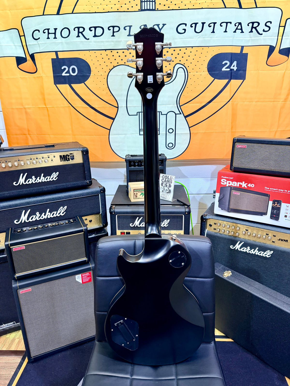 🔥2020🔥 Epiphone Les Paul Prophecy~ Aged Jet Black Metallic~ Fishman Pups~Ebony