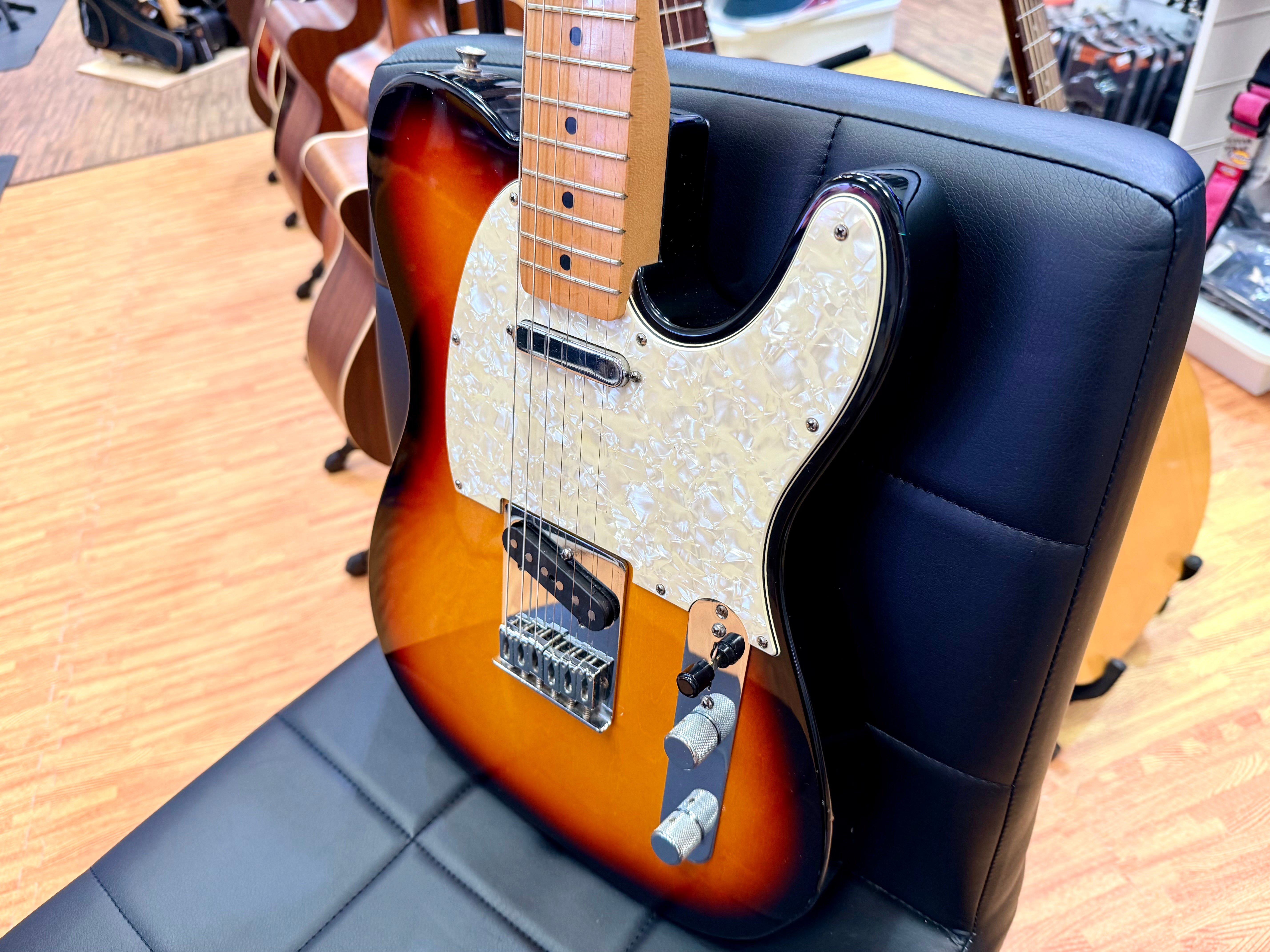 🔥1999🔥 Fender Mexican Standard Telecaster~ Brown Sunburst~ Maple~ MIM Tele!
