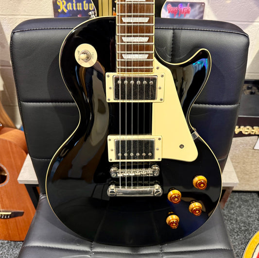 🌟2015🌟 Epiphone Les Paul Standard~ Ebony Black~ Strap Locks~ Great Condition!