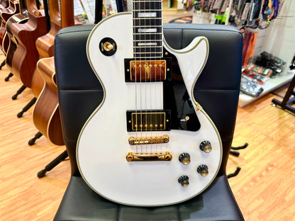 🔥2024🔥 Epiphone Inspired By Gibson Custom Les Paul~ Alpine White~ USA Pickups!