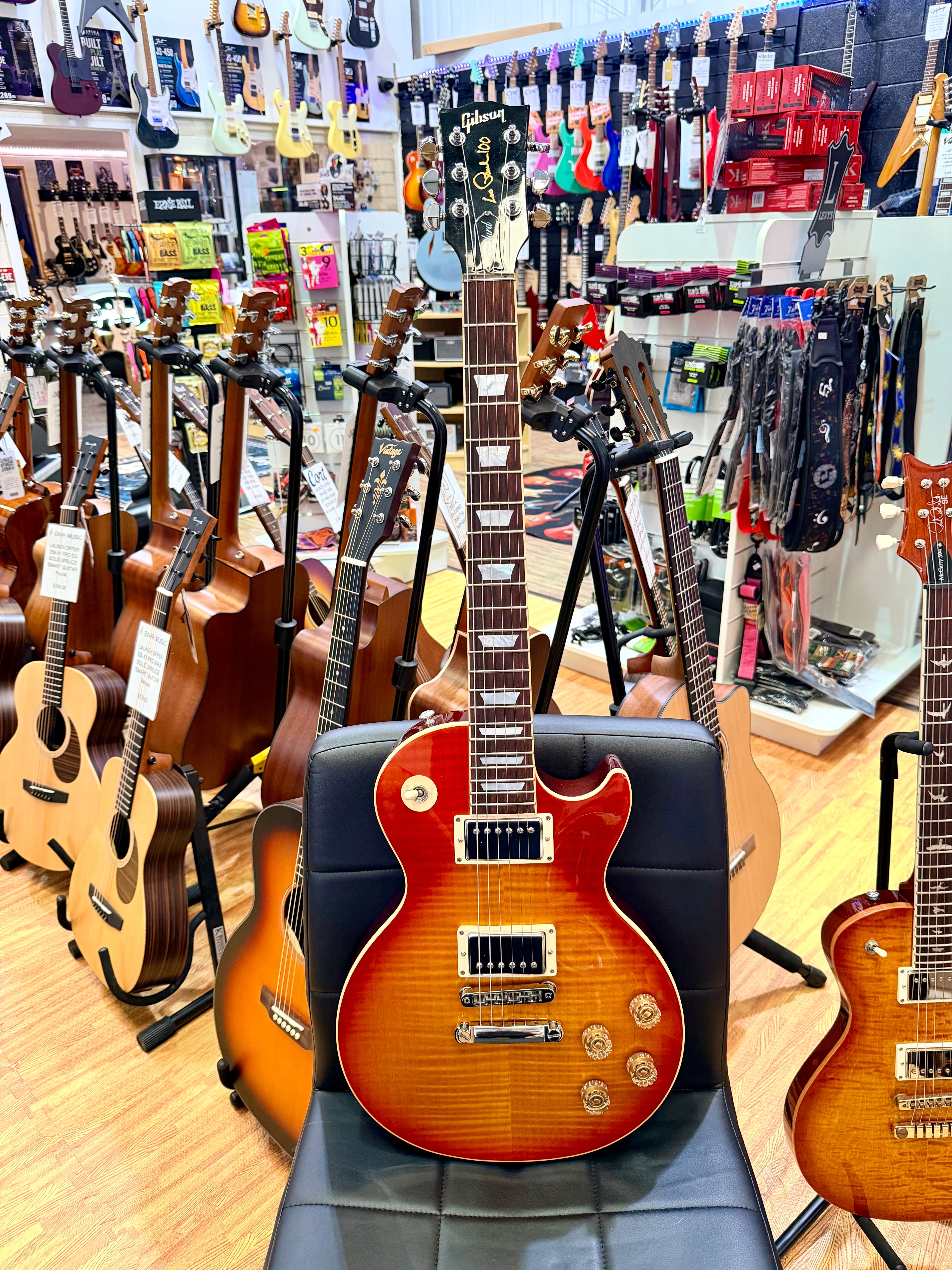 ✨2015✨ Gibson Les Paul Standard 100th~ Heritage Cherry Sunburst Candy + OHSC!