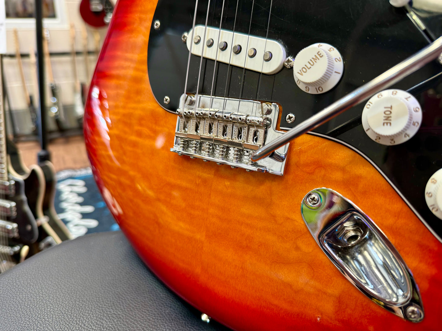 🔥2022🔥 Fender Player Plus Top Stratocaster~ Aged Cherry Burst~ Mexican Strat!
