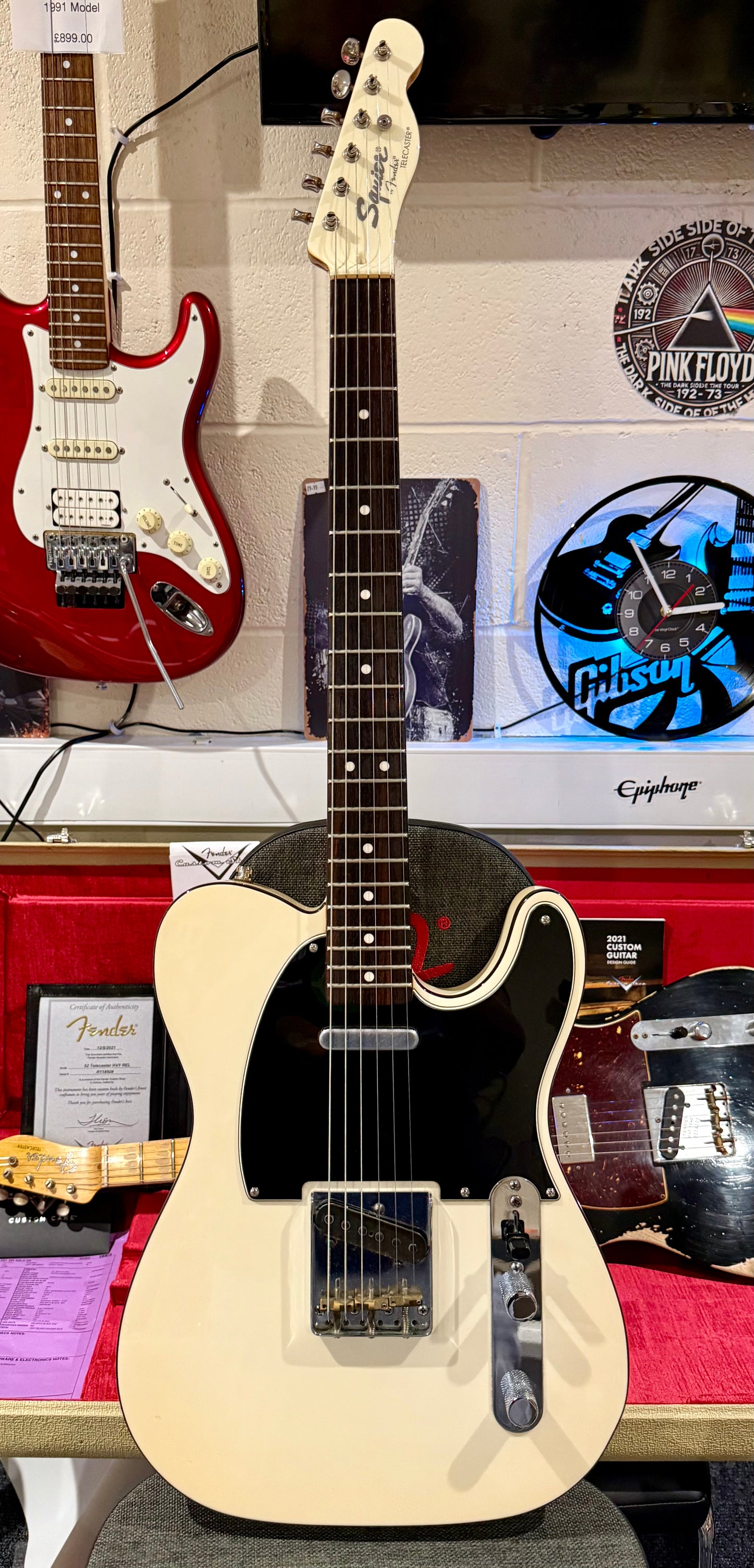 🔥RARE🔥 Fender Squier Classic Vibe Custom Telecaster~ Seymour Duncan~ UPGRADES!