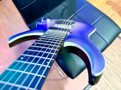 🔥2019🔥 Ibanez RGA71AL Axion Label 7 String~ Indigo Aurora Burst~ Bare Knuckle!