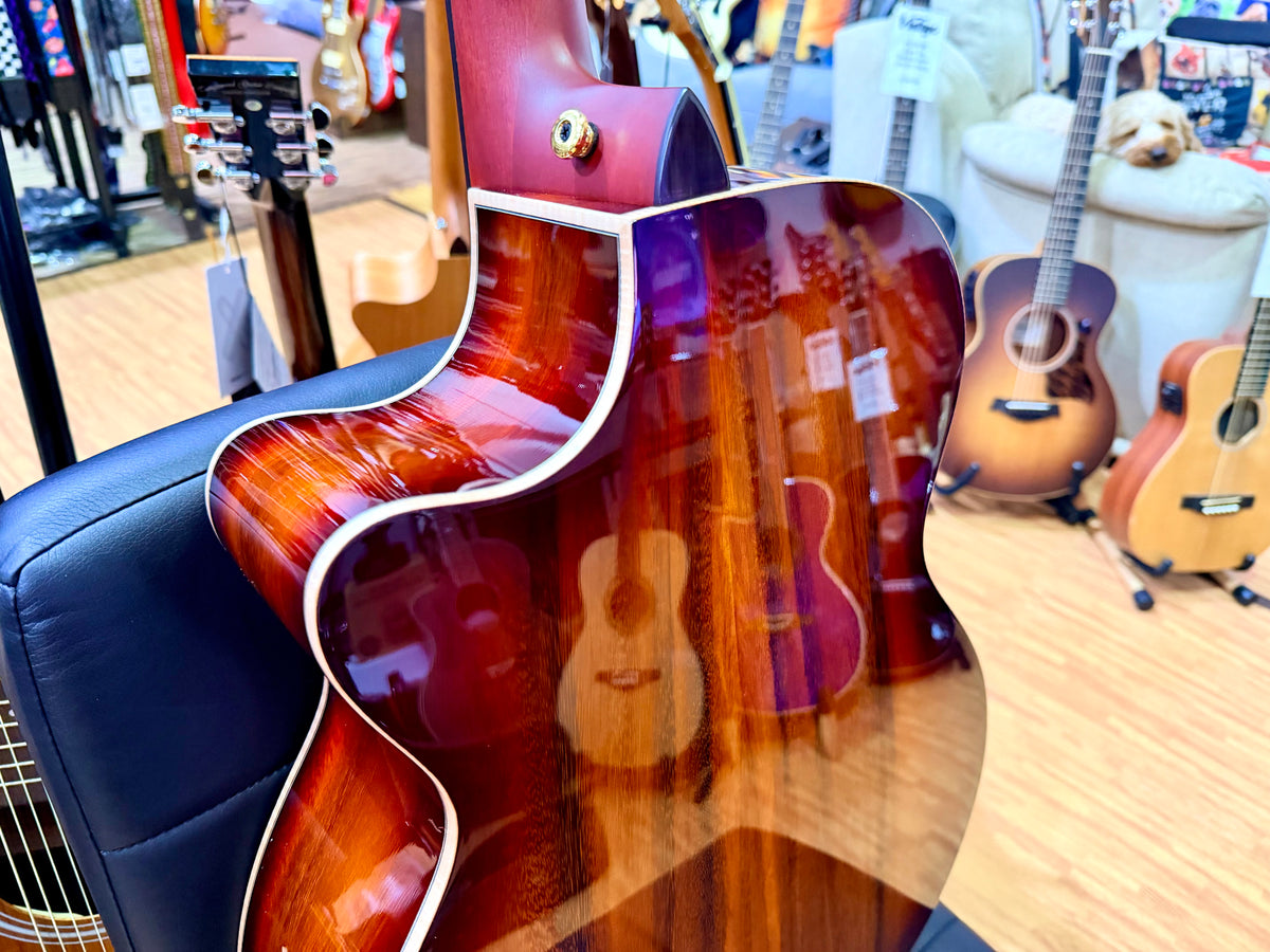 Faith Blood Moon Venus FVBMB All-Solid Trembesi Electro-Acoustic Guitar + Case