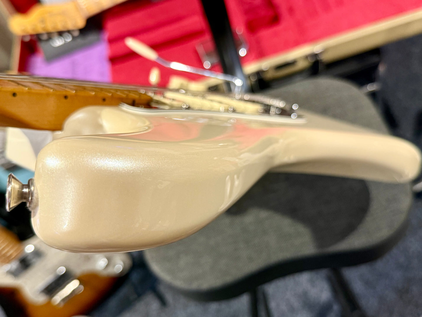 🌟2022🌟 Fender Player Plus Stratocaster~ Olympic Pearl White~ MIM~ Push/Pull!