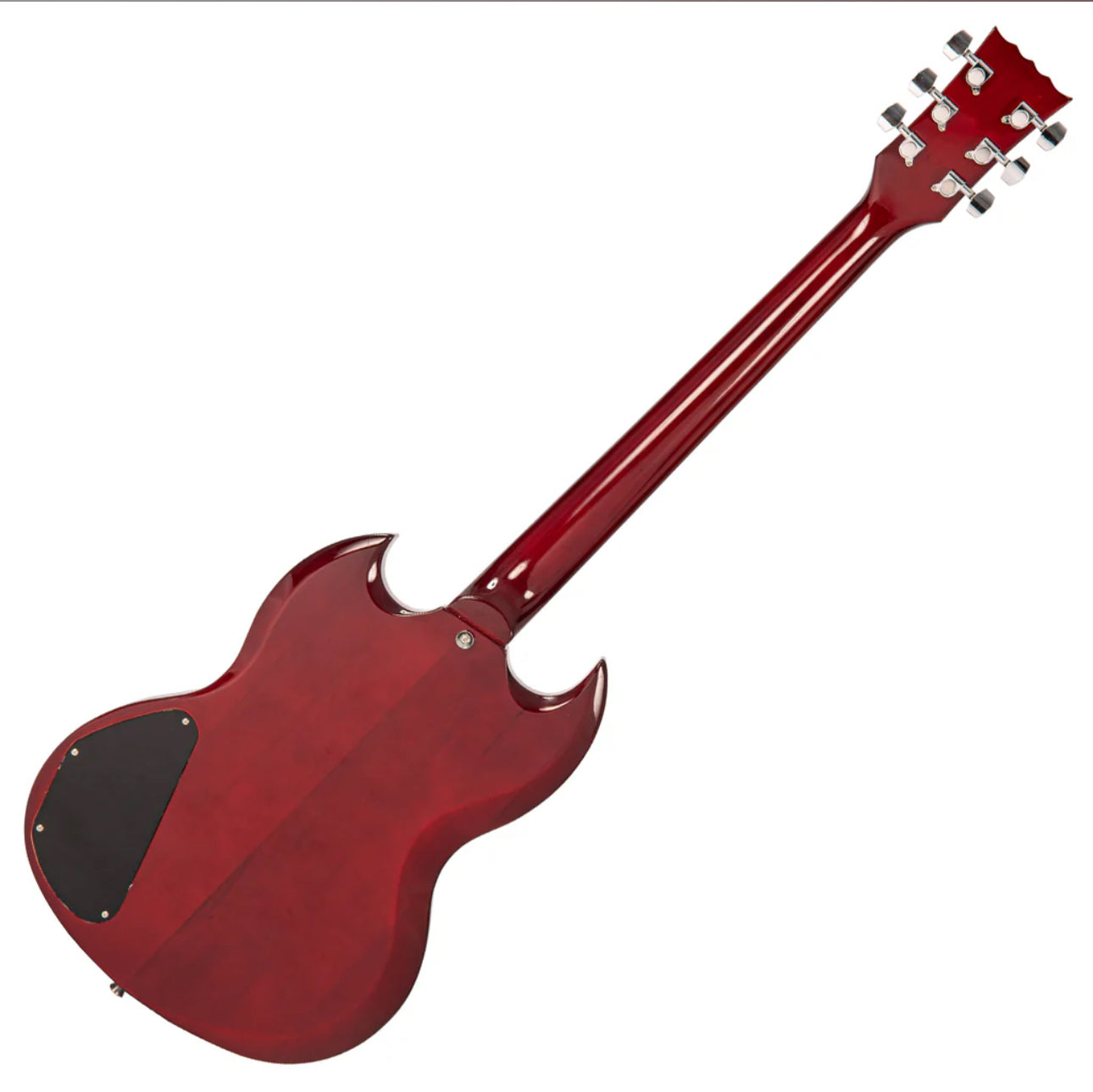 Vintage V69 SG Style Coaster Series Electric Guitar Starter Pack ~ Cherry Red