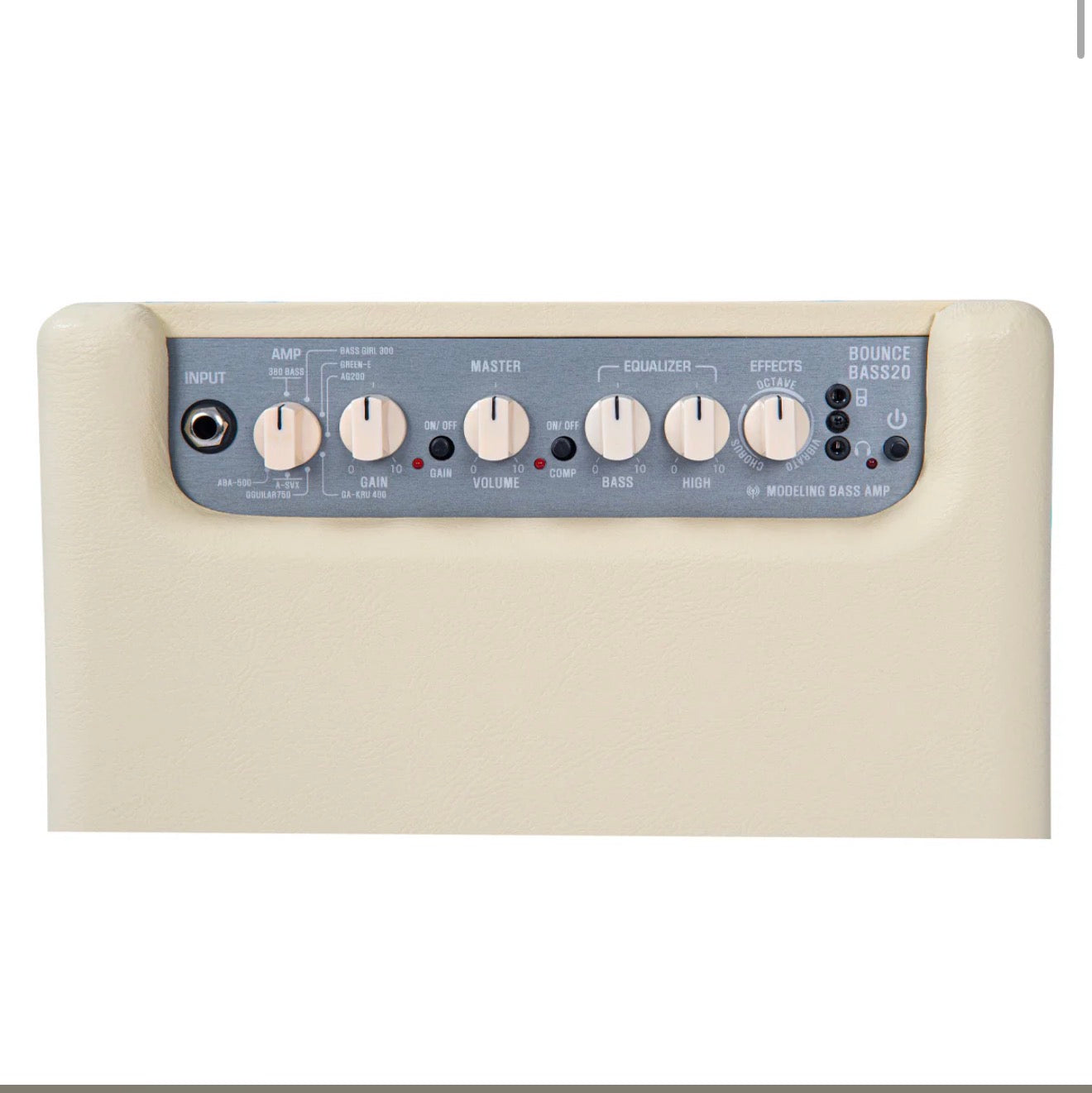 🔥NEW MODEL🔥 Vintage Retro 20w Bass Combo Amp with DSP~ Vintage White Amplifier