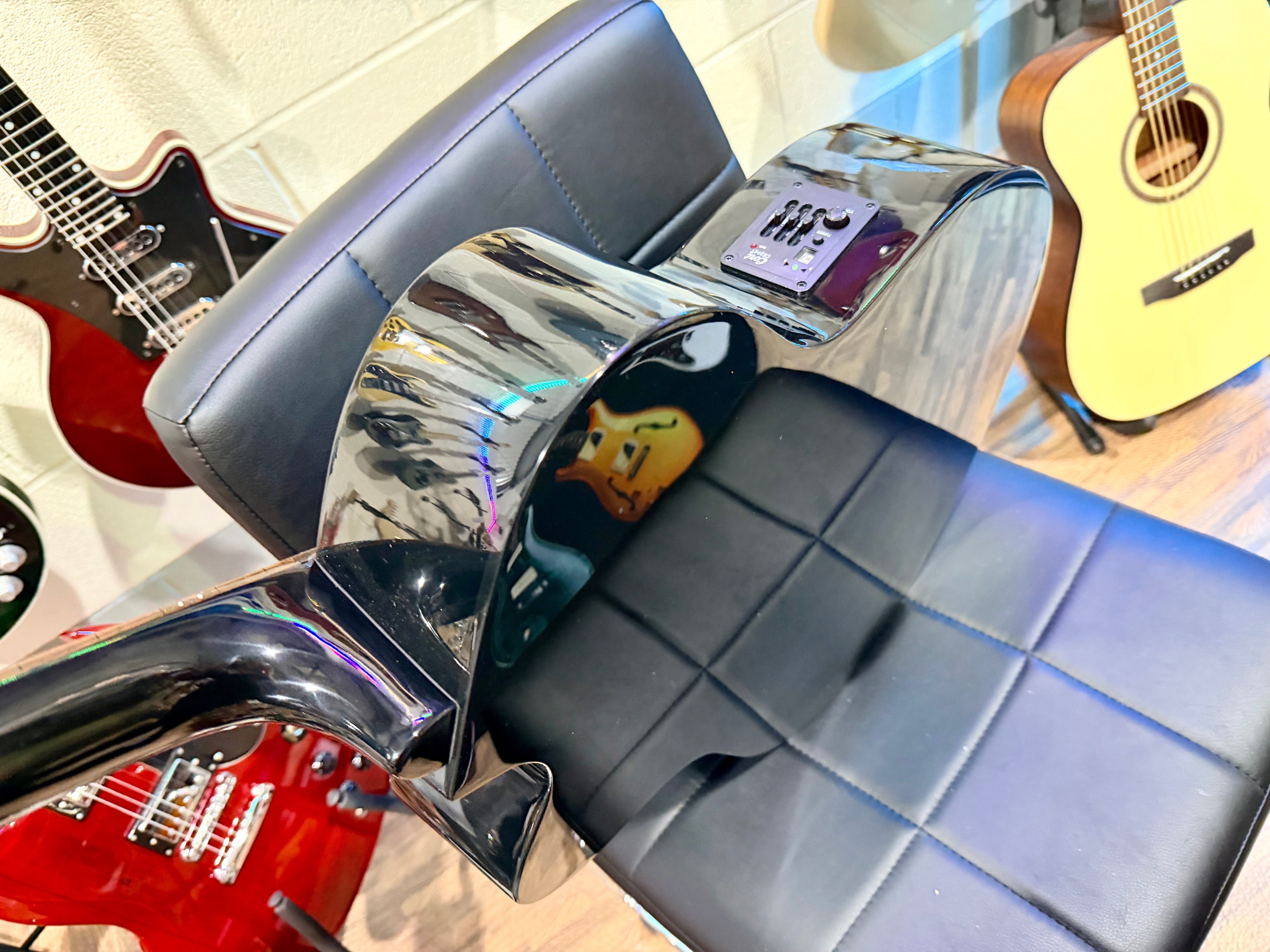 🌟NEW 2025🌟 Cort L60ce Electro Acoustic Guitar~ Gloss Black~ Orchestra Cutaway!