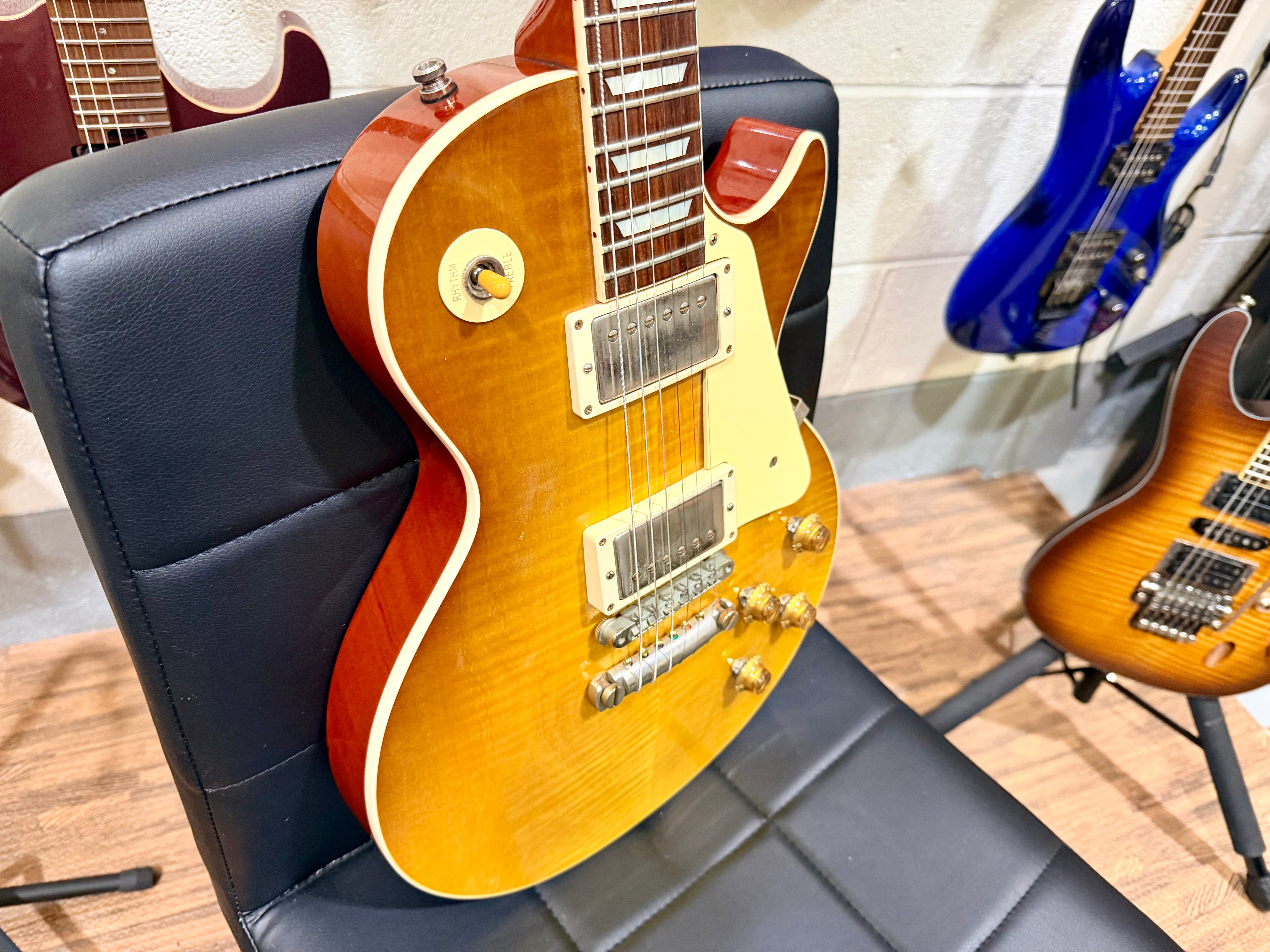 🔥2018🔥 Gibson 1959 Les Paul Custom Shop R9 VOS~ Historic Reissue~ Honey Burst!