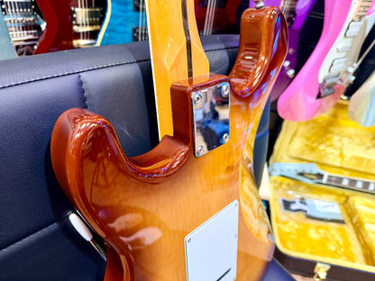 🔥NEW🔥 Vintage REVO Series 'Deluxe' Guitar ~ Cappuchino Burst~ Alan Entwistle!