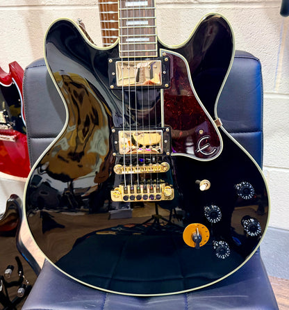 🔥2011🔥 Epiphone B.B. King Lucille Guitar~ Ebony Black~ Semi-Hollowbody!