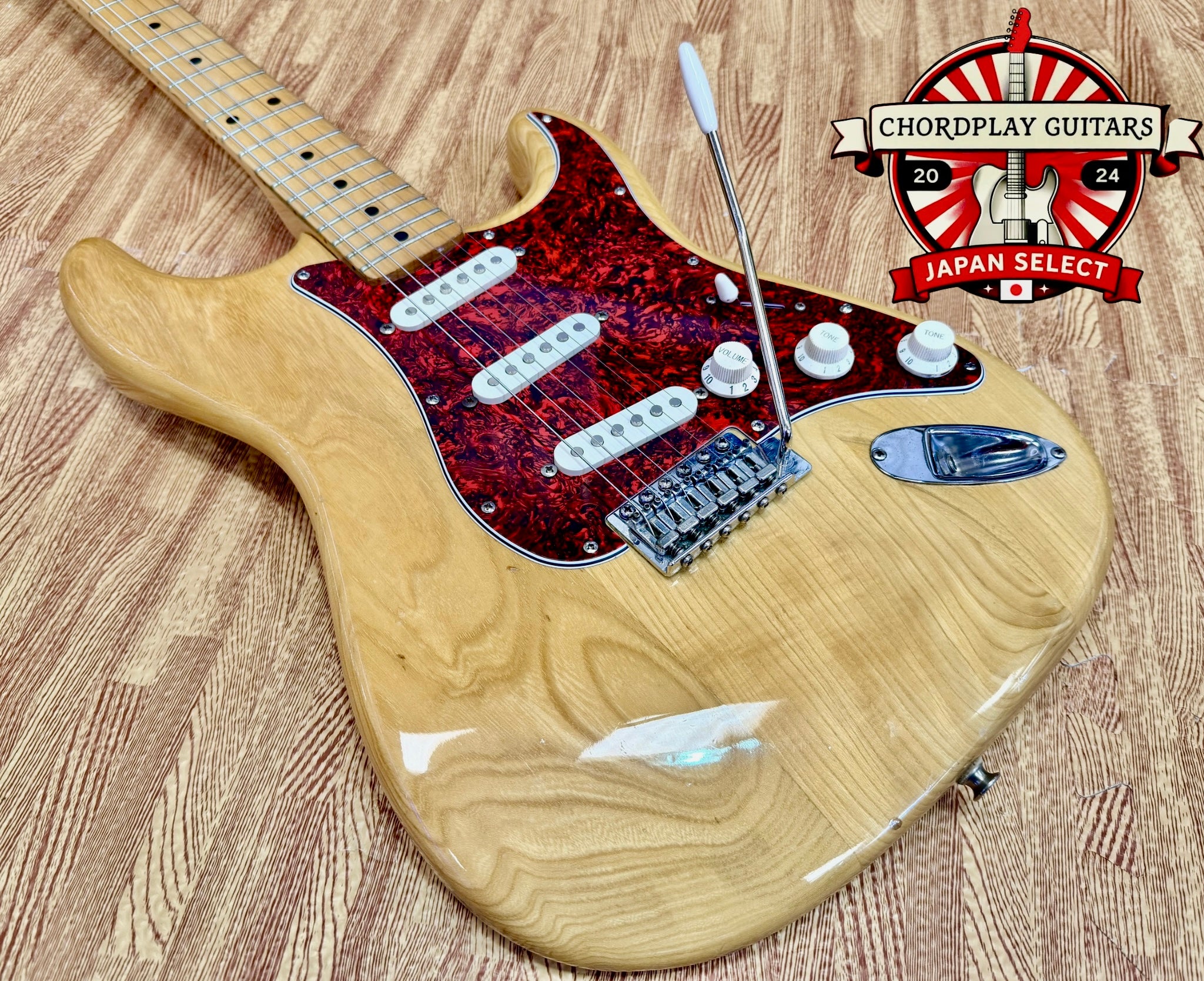 🇯🇵 70’s JAPAN 🇯🇵 Kimbara Stratocaster MIJ Natural Ash~ Late 1970s Matsumoku!