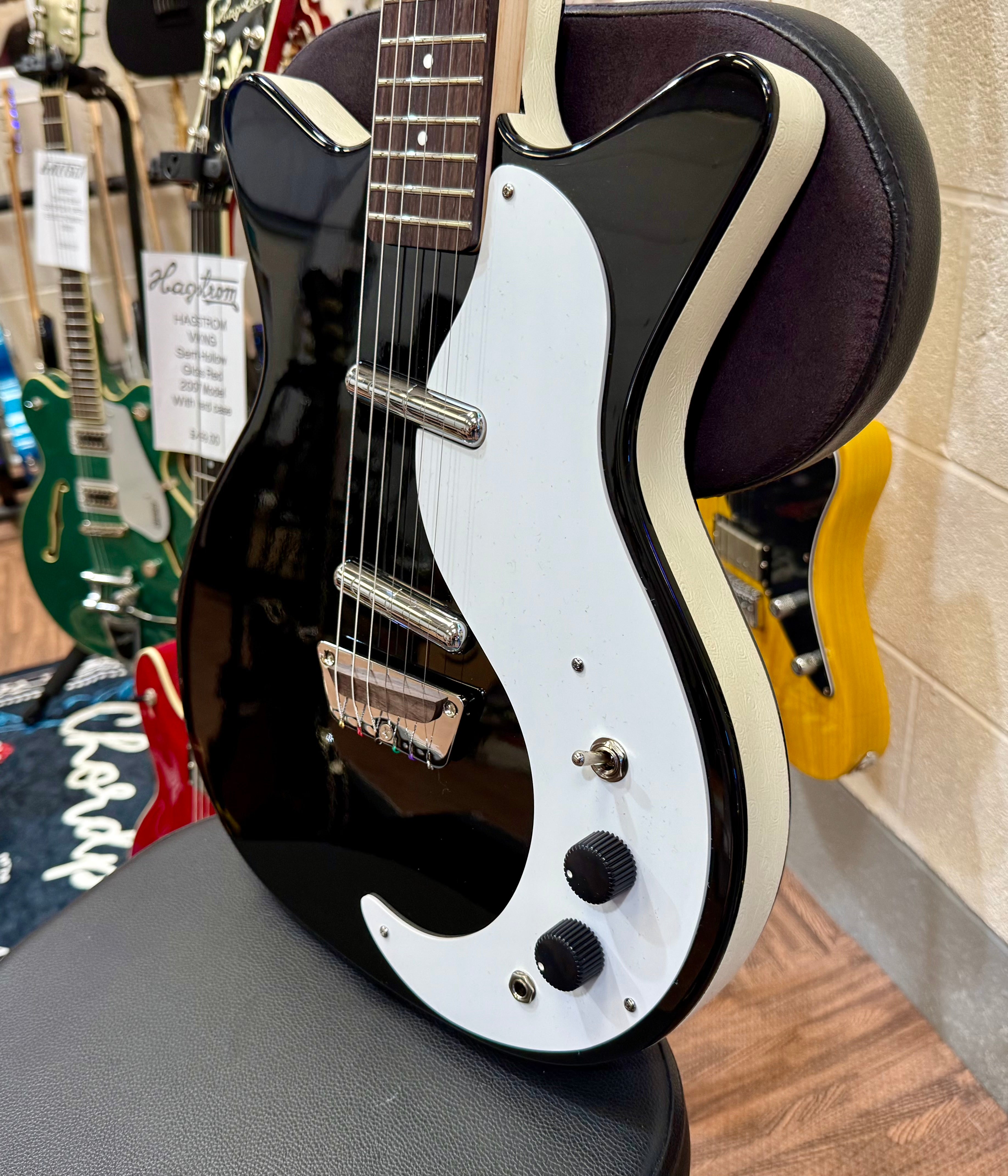 🔥BRAND NEW🔥 Danelectro The Stock 59 Electric Guitar~ Gloss Black~ Latest Model