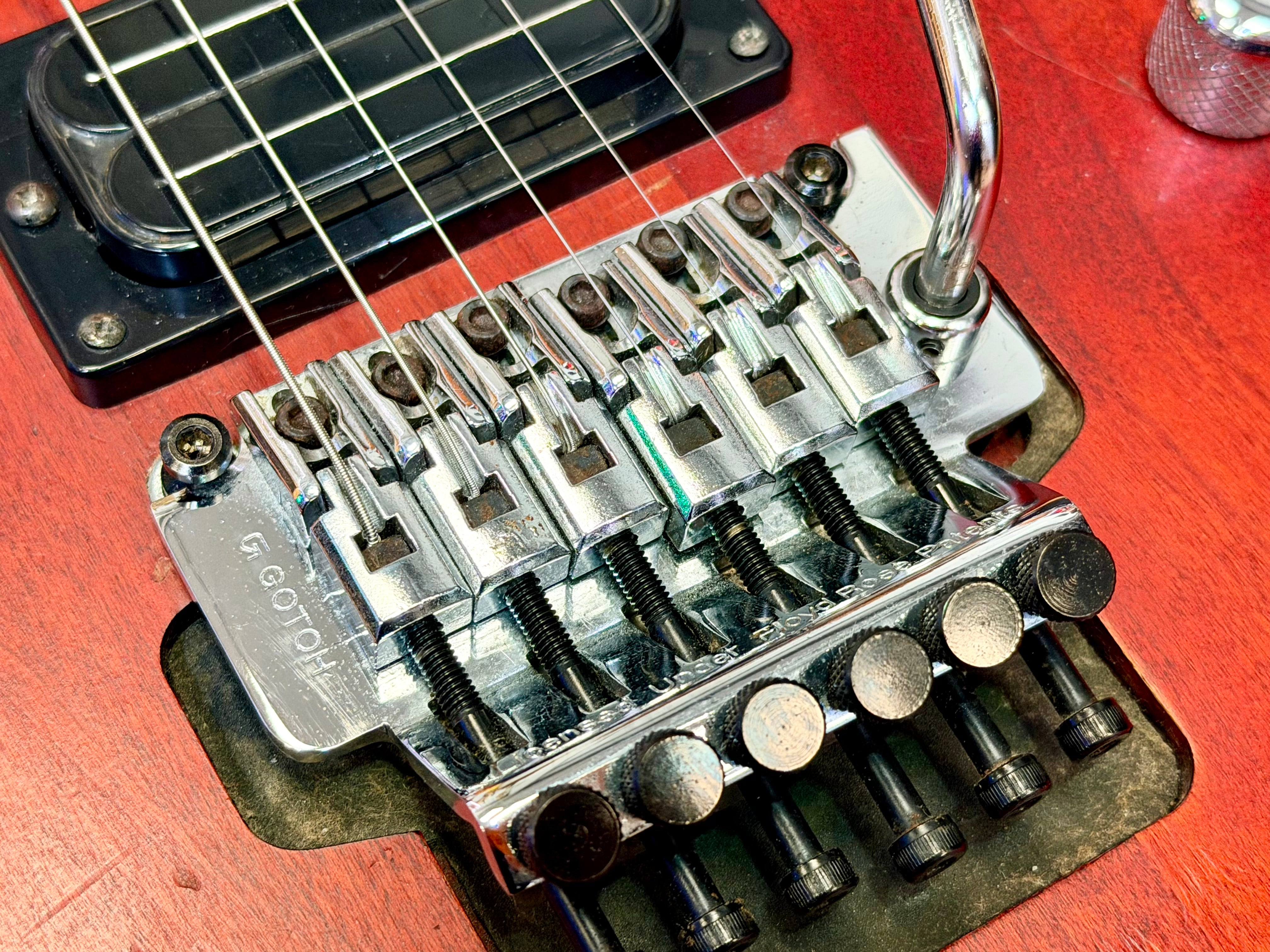 🔥1994🔥 Washburn N2 Nuno Bettencourt~ Korea Padauk Red + Gotoh + Bill Lawrence!