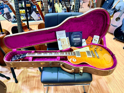 2012 Gibson Custom Shop 1959 Les Paul Standard R9 VOS~ Honey Burst~ Case & COA