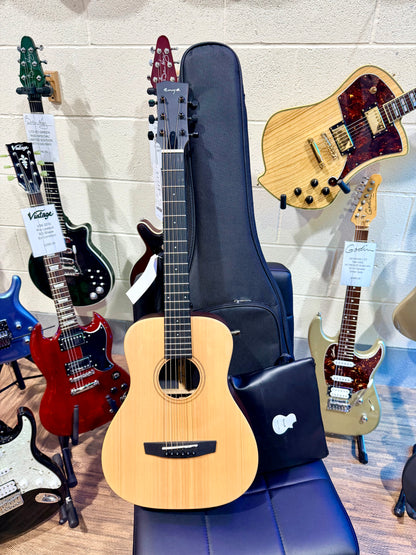 🔥NEW🔥 Enya EB-X1 EQ Pro 1/2 Sized Electro-Acoustic Travel Guitar~ Smart Pickup