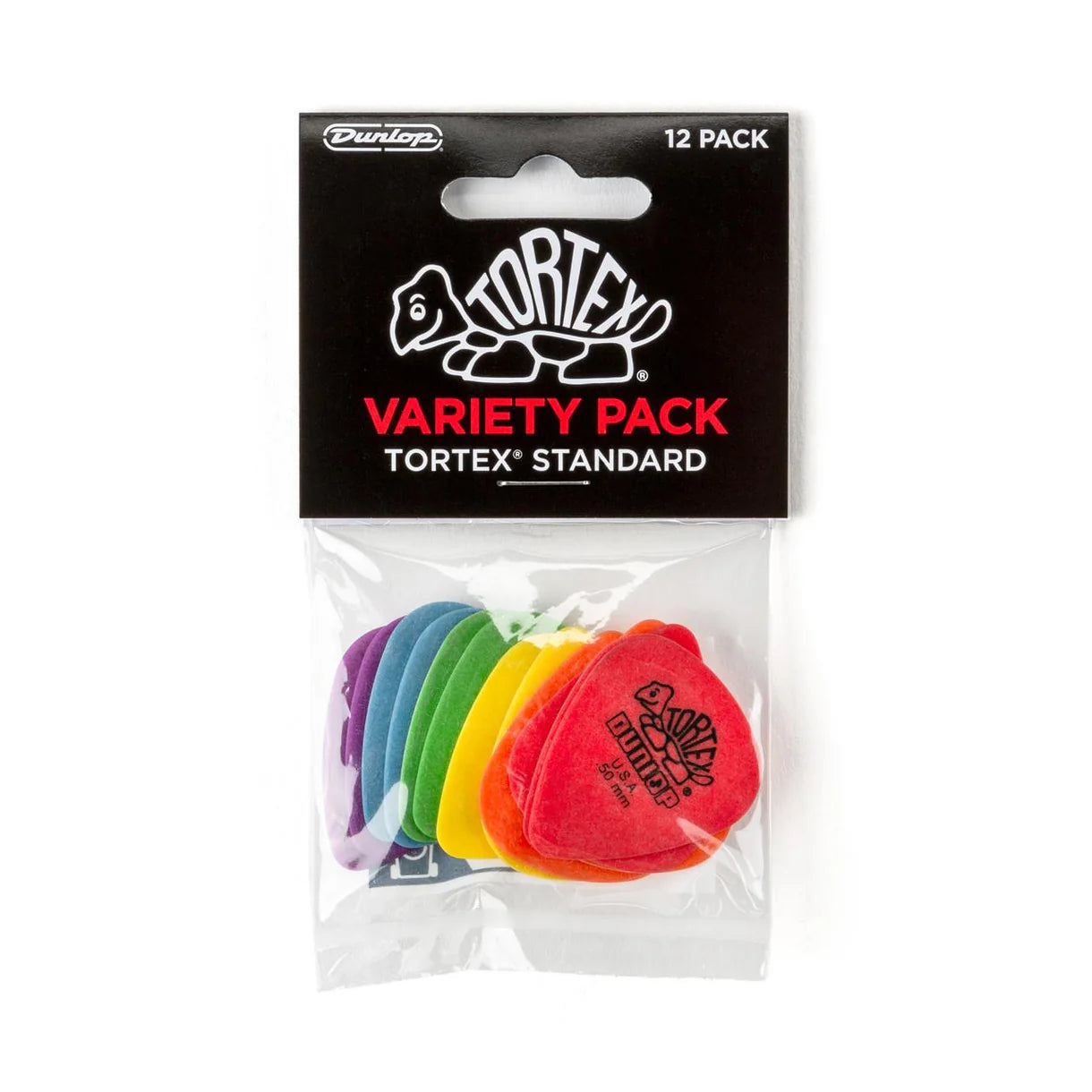 Jim Dunlop PVP418 Variety Picks Pack -Tortex - 12 Picks