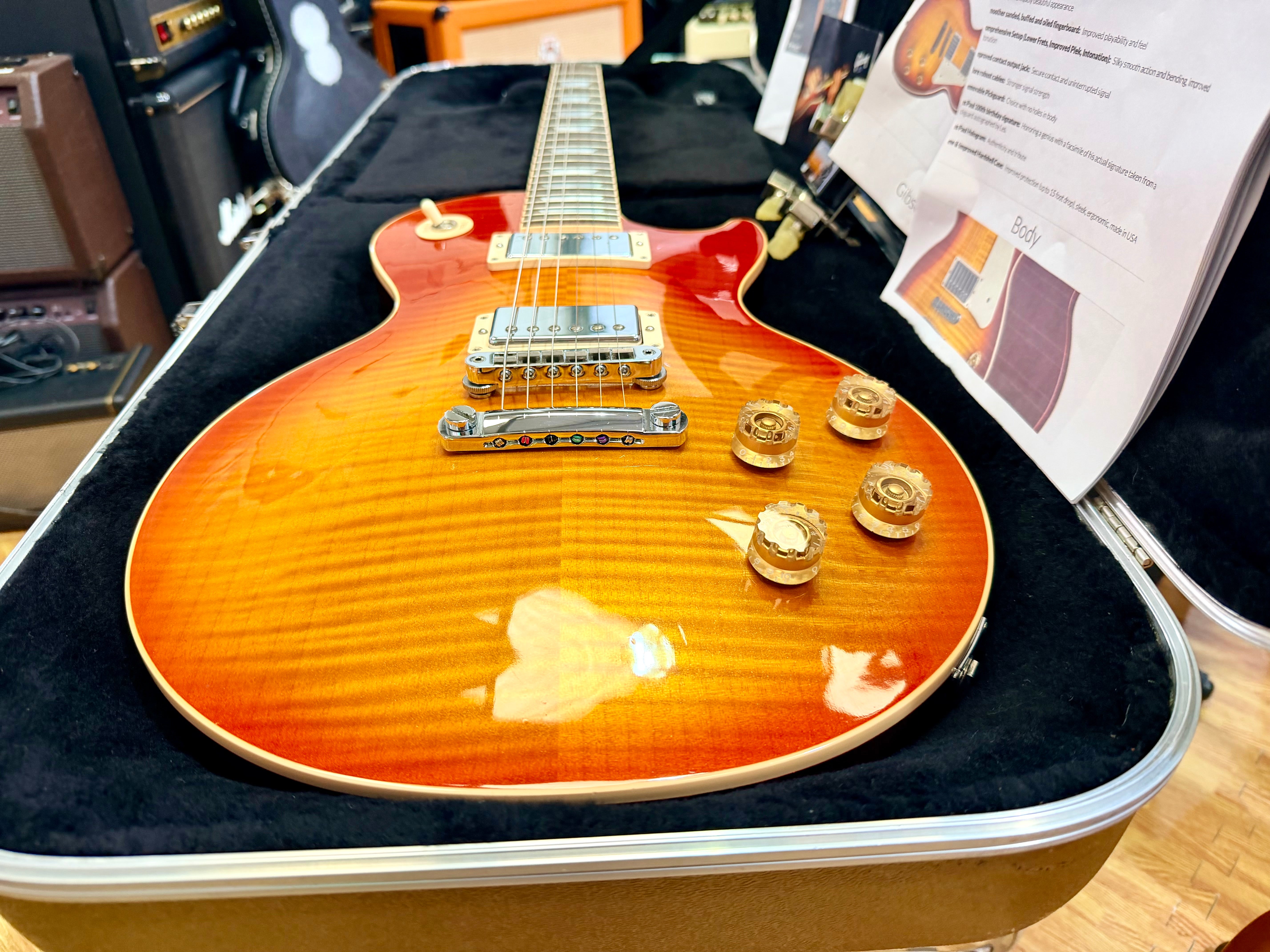 ✨2015✨ Gibson Les Paul Standard 100th~ Heritage Cherry Sunburst Candy + OHSC!