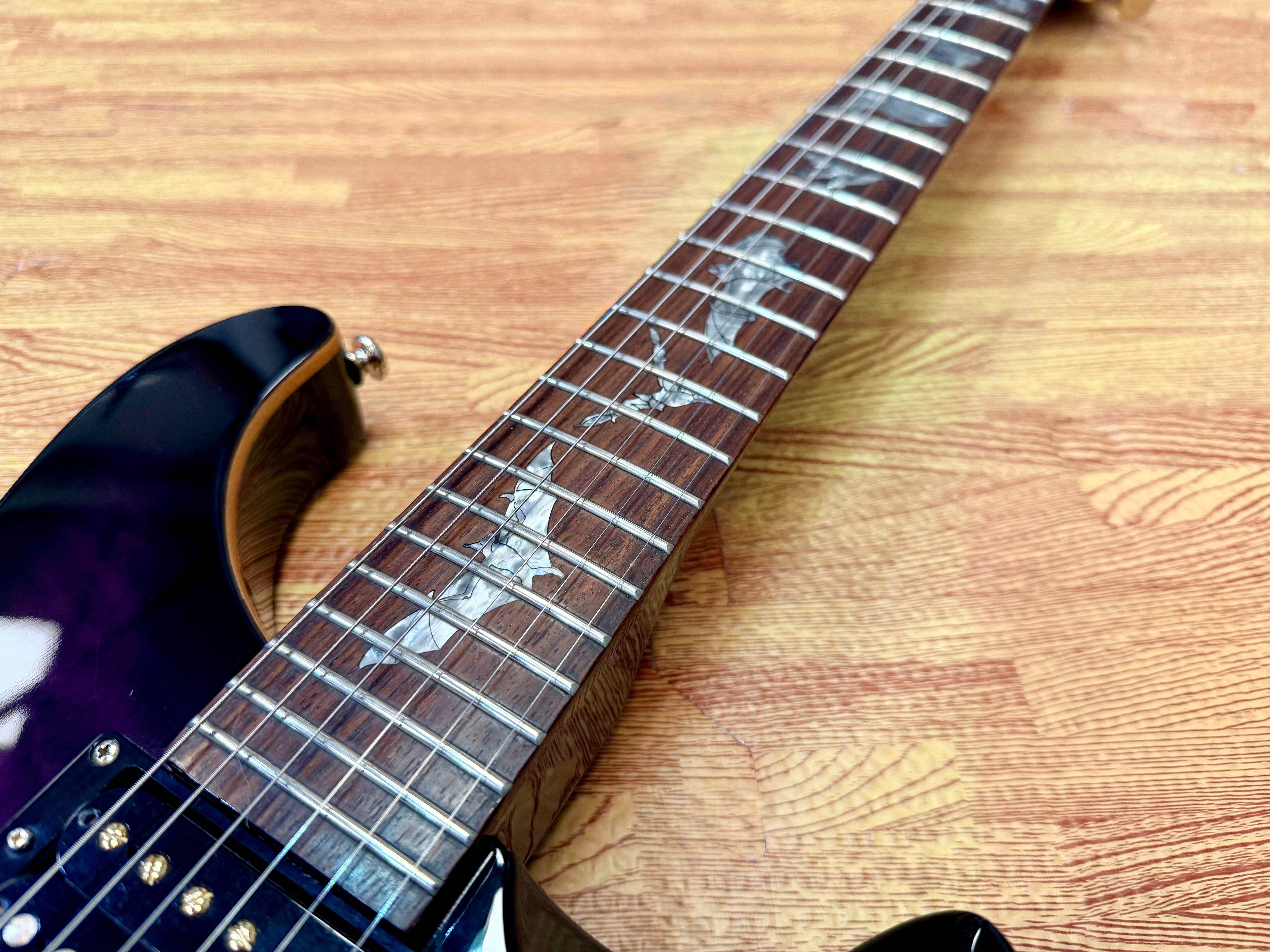 🦇 PRS SE Paul Allender Signature Purple Burst~ 2008 Korean~ Rare Early Model 🦇