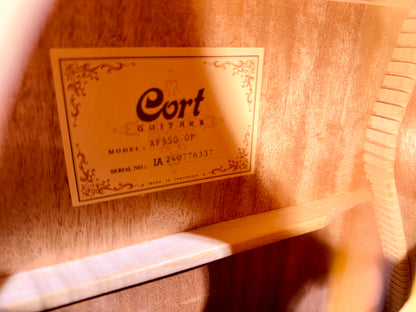 🎸NEW🎸 Cort AF550 OP~ Brand New Acoustic Guitar~ Open Pore Finish~ Concert Style