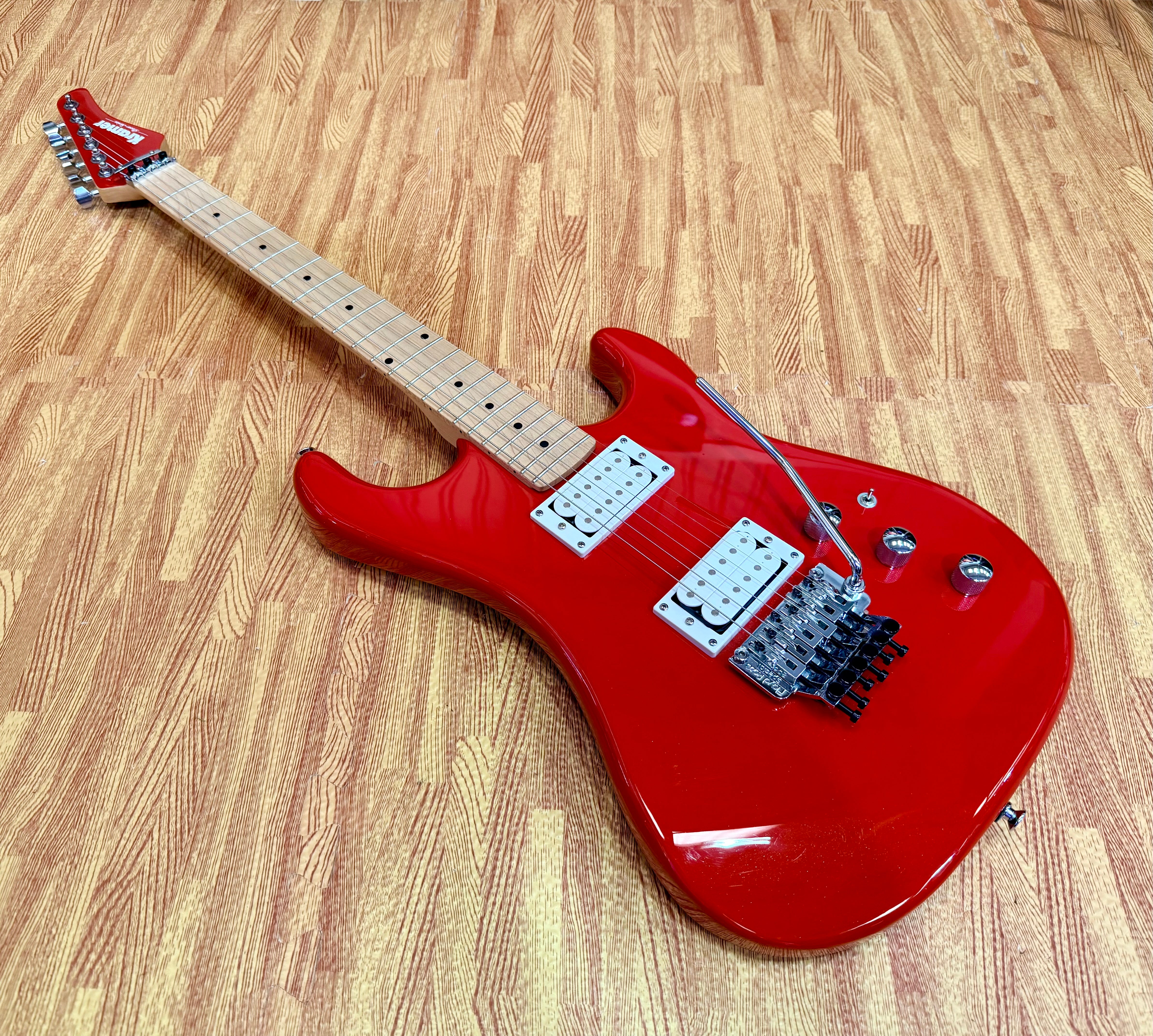 🔥2021🔥 Kramer Pacer Classic FR Special~ Scarlet Red Metallic~ Floyd Rose HH!