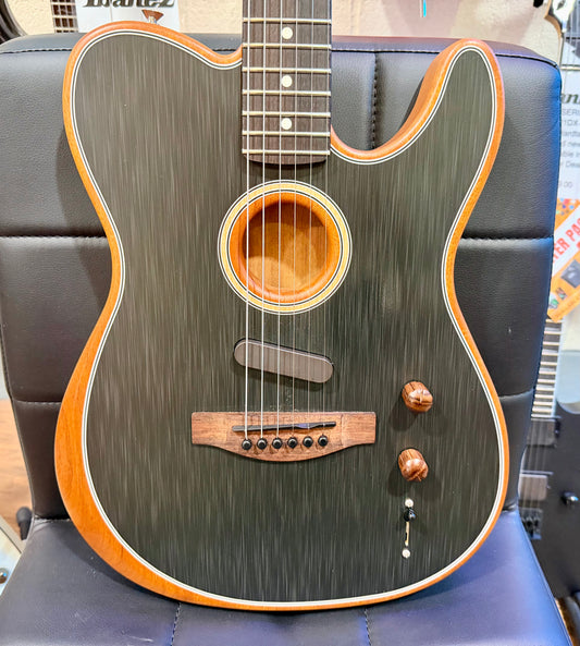 🔥2021🔥 Fender Player Acoustasonic Telecaster~ Brushed Black~ Mexican Tele!