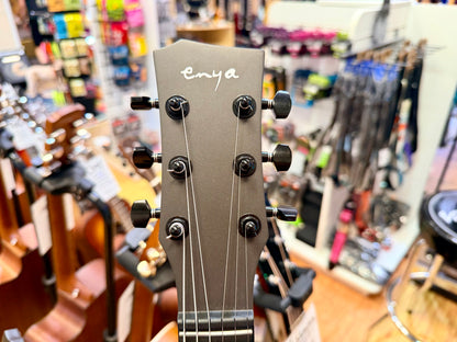 🔥B-STOCK🔥 Enya Nova Go Sonic Black Smart Carbon Fibre Electric Guitar + Bag!