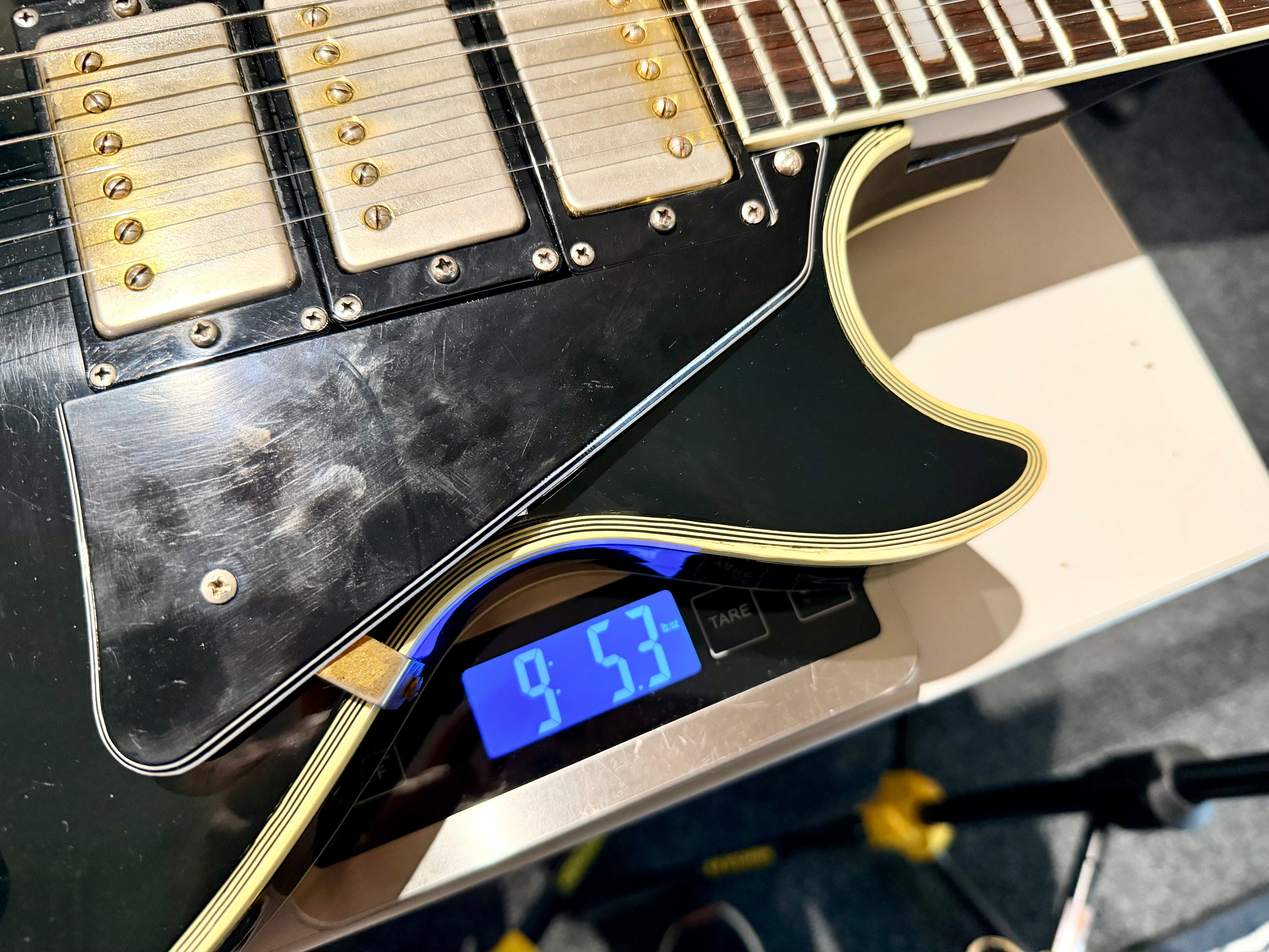 🇯🇵 RARE 🇯🇵 1970s Antoria Les Paul Custom~ Black Beauty 3 Pickup MIJ Japan!
