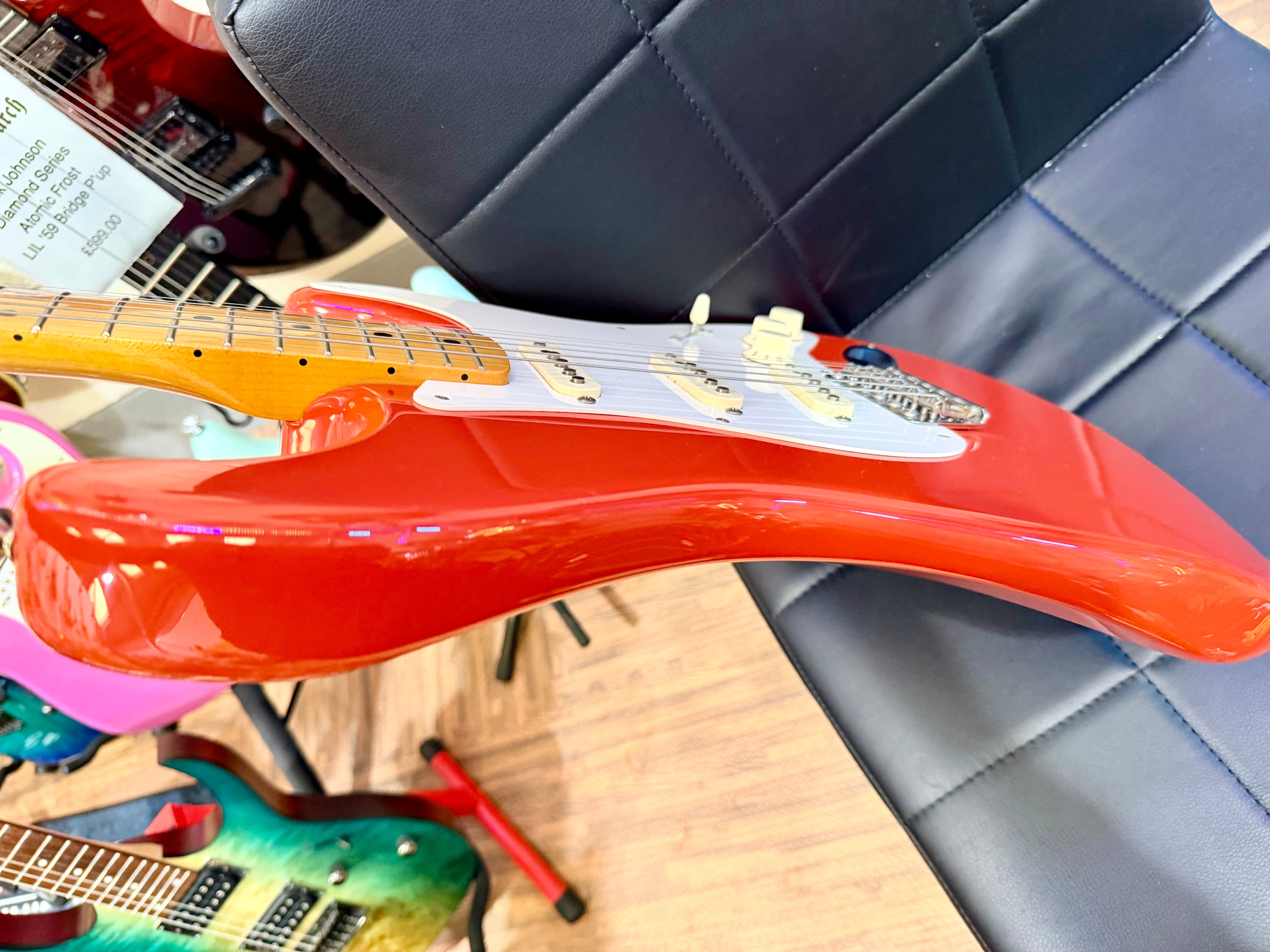 🌟2013🌟 Fender Classic Series 50s Stratocaster~ Fiesta Red~ Mexican MIM Strat!
