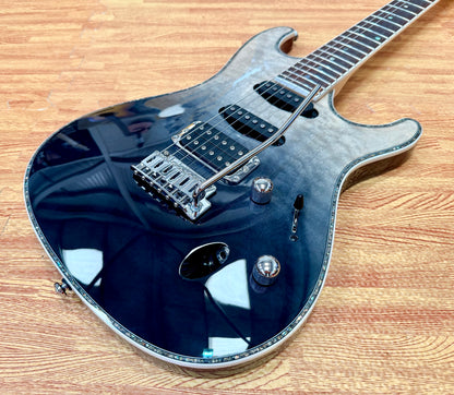 🔥2024🔥 Ibanez SA360NQM Black Mirage Gradation HSS Electric Guitar~ MINT!