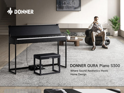 🎹 NEW Donner OURA S300 Home Digital Piano~ 88 Key~ Huge Spec~ RRP £969! 🎹