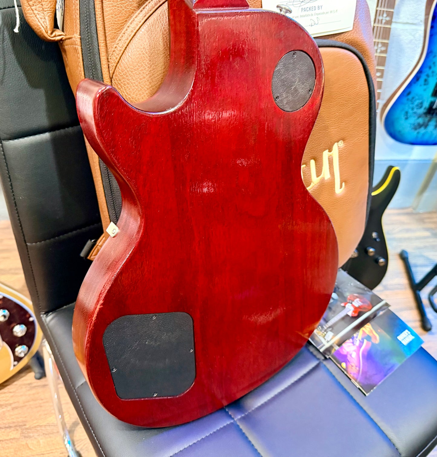 🌟2018🌟 Gibson USA Les Paul Studio Faded~ Worn Cherry~ Deluxe Gig Bag & Docs!