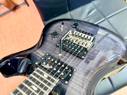 🔥2022🔥 PRS SE Custom 24 Floyd Rose~ Charcoal Burst~ Gig Bag~ Mint Condition!