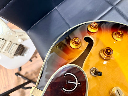 ☀️2013☀️ Epiphone Sheraton ii VS~ Vintage Sunburst~ Hollow-body~ Hard Case!