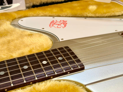 ✨2024✨ Epiphone Inspired By Gibson Custom 1963 Firebird I Silver Mist~ Maestro