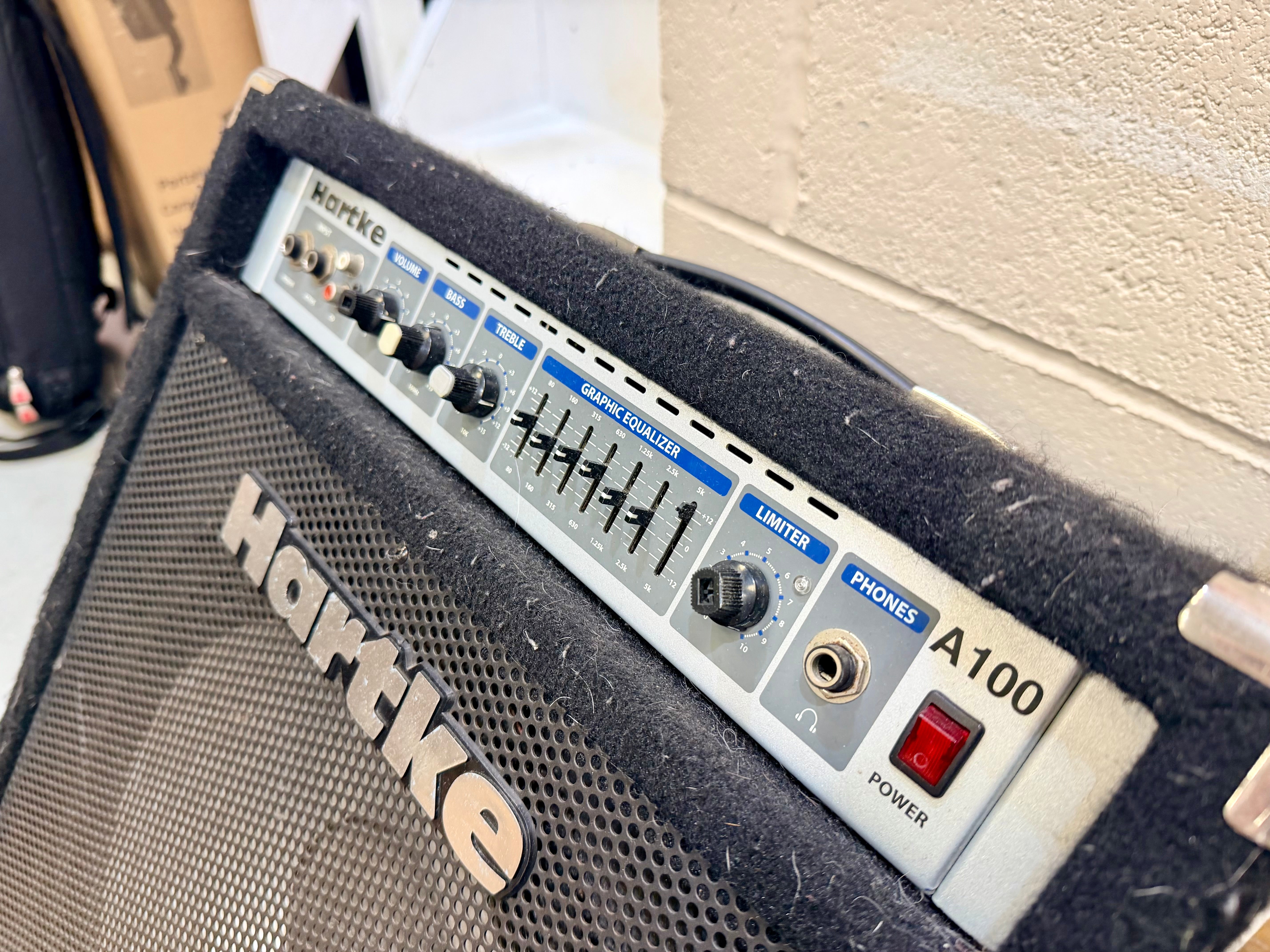 🔈 Hartke A100 Series 100W Bass Combo Amplifier 15” Aluminium Speaker Amp 🔈