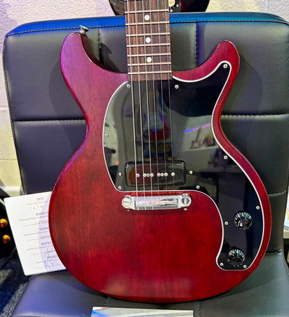 🌟2019🌟 Gibson Les Paul Junior Tribute DC Worn Cherry~ Double Cut~ Dog Ear P90!