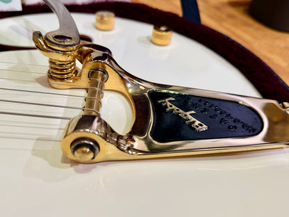 ✨MINT✨ 2013 Gretsch G6136T White Falcon MIJ~ Japan~ Bigsby~ Case & Docs~ Gold!