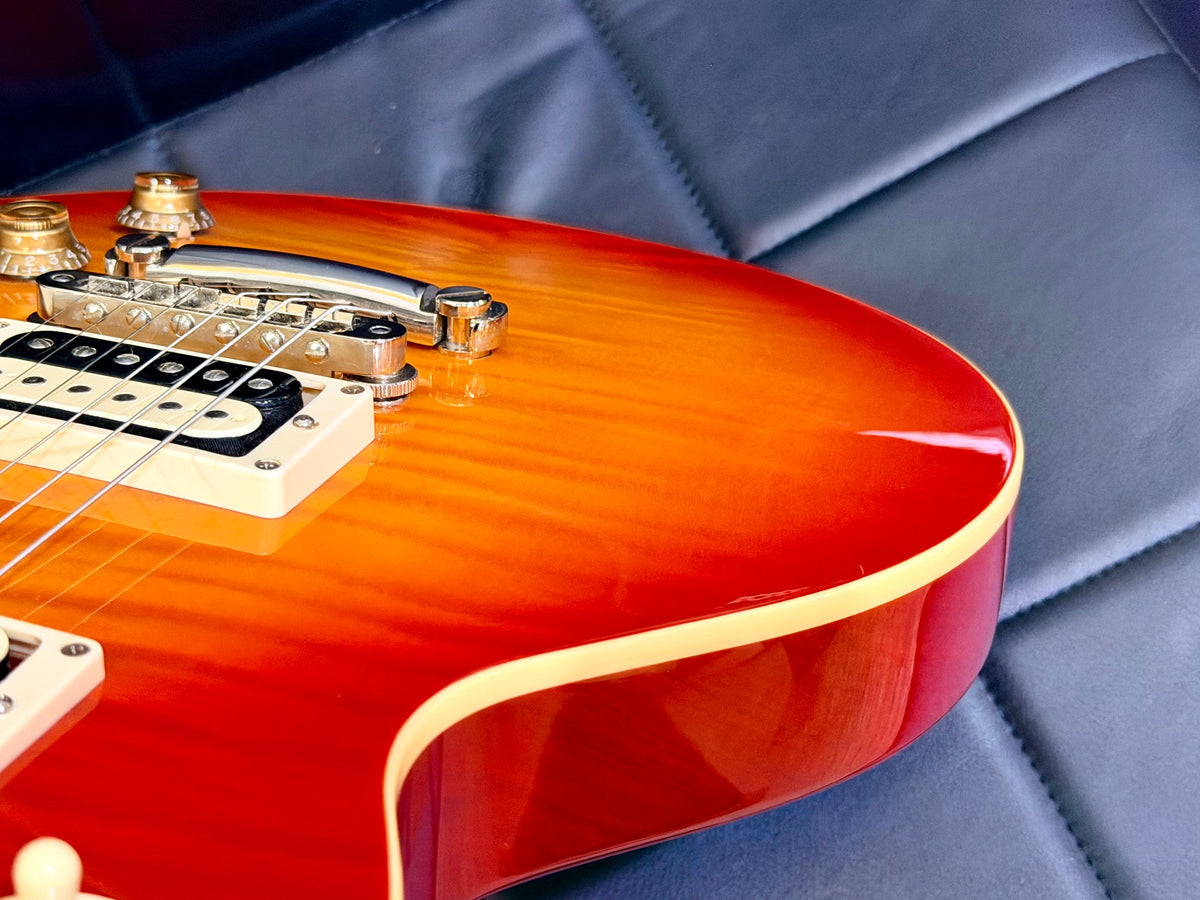 ☀️2023☀️ Burny RLG-55Z Heritage Cherry Sunburst Les Paul Electric Guitar!