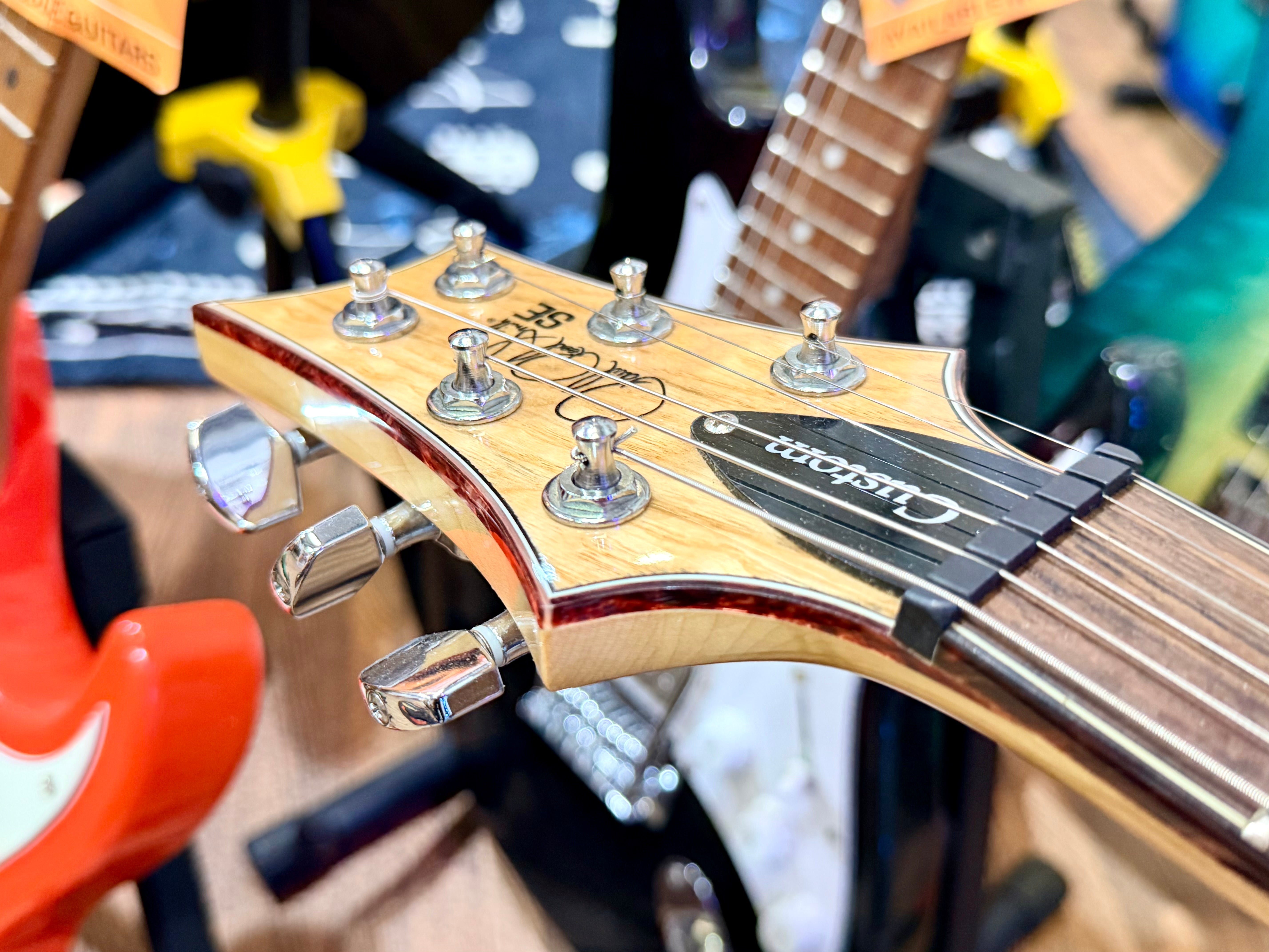 ⚡️RARE⚡️ PRS SE Exotic Custom 22 Semi-Hollow Swamp Ash Quilt~ Limited Run~ 2017!