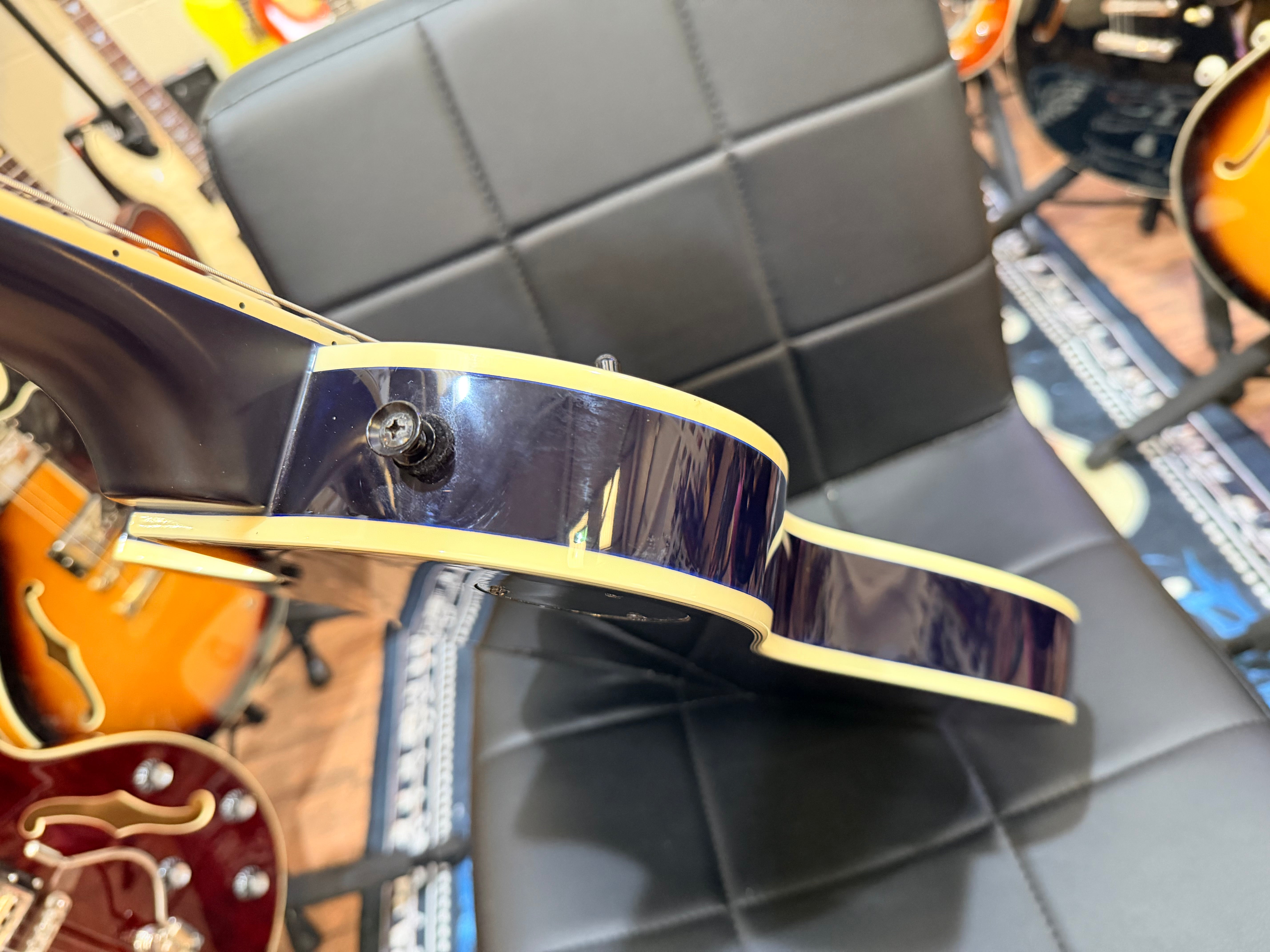 🔥2019🔥 Epiphone Les Paul Prophecy Custom Plus EX~ Midnight Sapphire~ EMG P’Ups