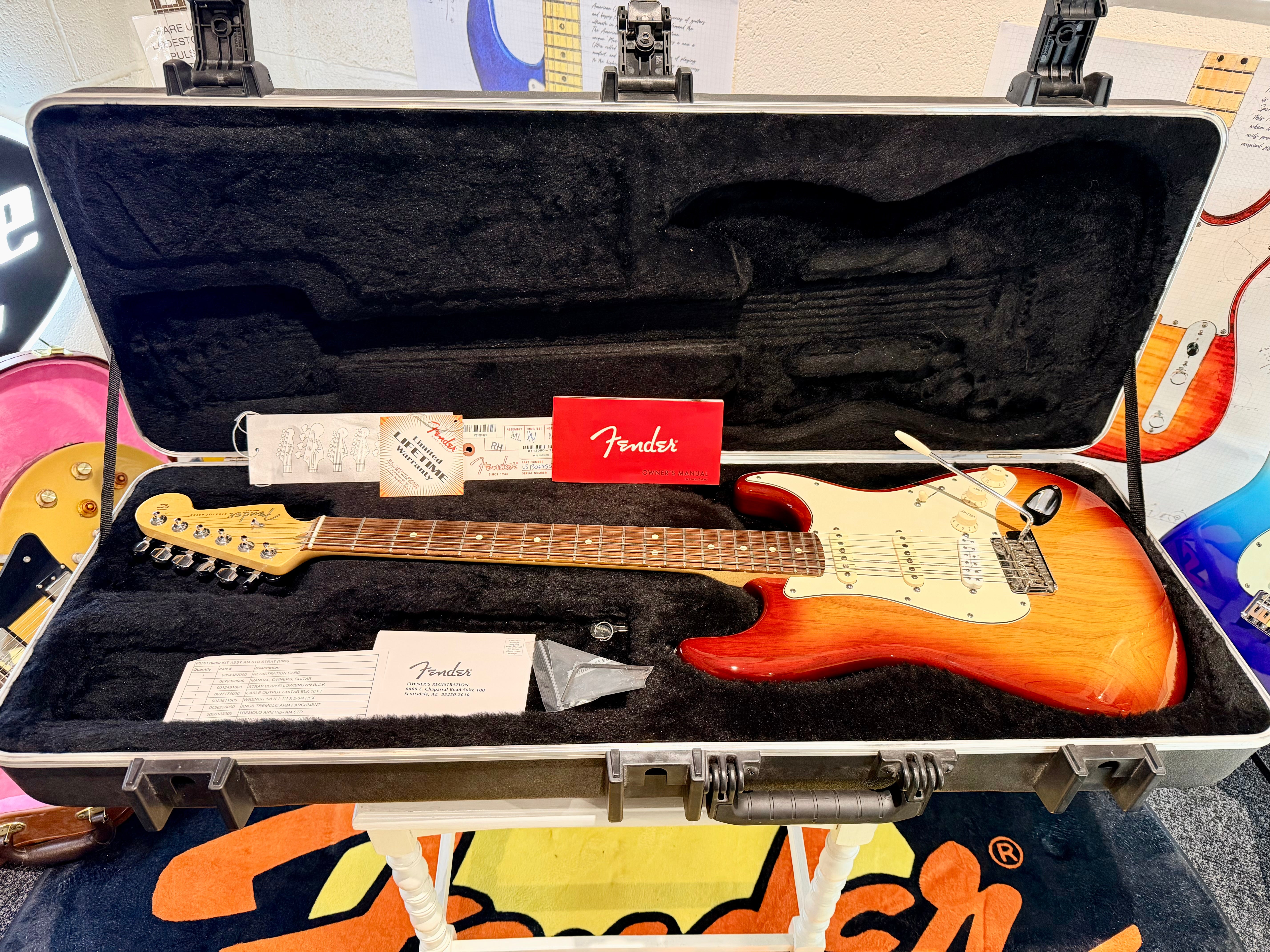 ☀️2014☀️ Fender American Standard Stratocaster~ Sienna Sunburst~ Seymour Duncan!