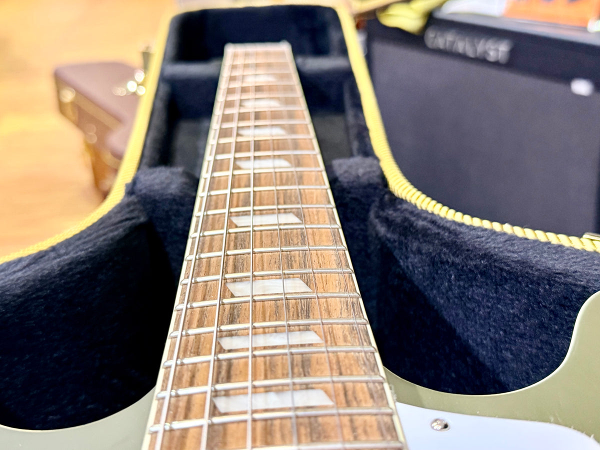 ✨2024✨ Epiphone Casino Worn Olive Drab Hollowbody Guitar + Hard Case~ MINT!